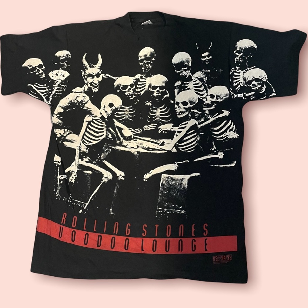 Vintage Rolling Stones Voodoo Lounge World Tour 94/95 Concert Tee - XL